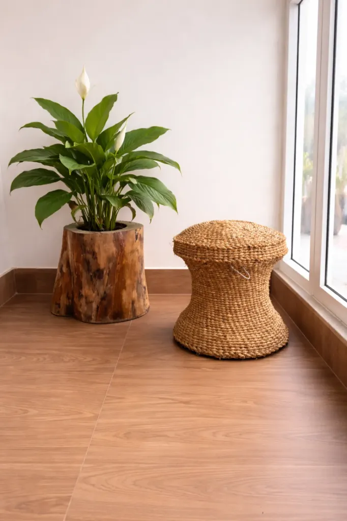 [STR004] Classic Mudha – Rice Straw Stool for Everyday Use